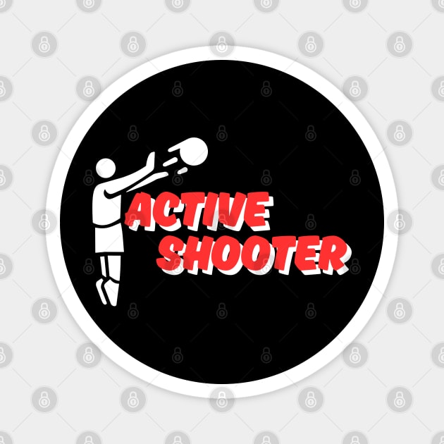 Basketball Magnet by Low Life Shirts